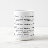 Linux-Hardware-Entdeckungs-Befehle Kaffeetasse (Mittel)