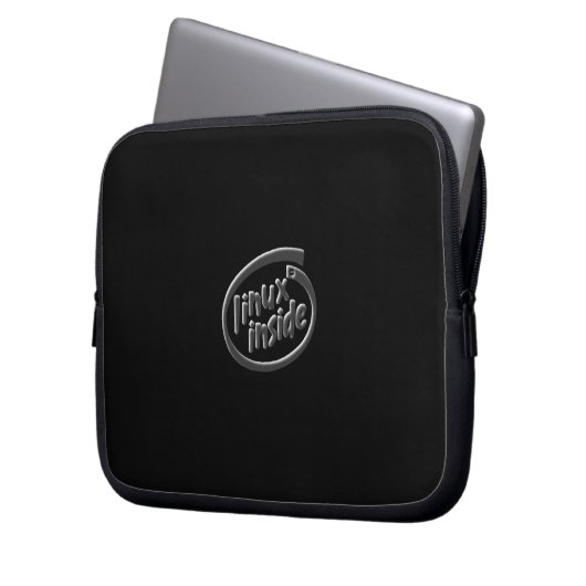 Linux innerhalb der Laptop-Hülse Laptopschutzhülle (Vorderseite Links)
