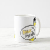 LINUX INNERHALB Tuxs das Linux-Pinguin-Logo Kaffeetasse (VorderseiteRechts)