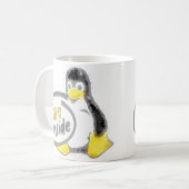LINUX INNERHALB Tuxs das Linux-Pinguin-Logo Kaffeetasse (Vorderseite Links)