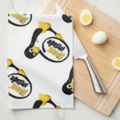 LINUX INNERHALB Tuxs das Linux-Pinguin-Logo Küchentuch (Viertel Falte)