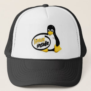 LINUX INNERHALB Tuxs das Linux-Pinguin-Logo Truckerkappe