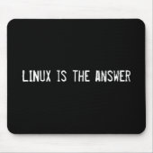 LINUX ist die Antwort Mousepad (Vorne)