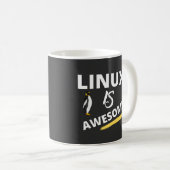 Linux ist phantastische Software Kaffeetasse (VorderseiteRechts)