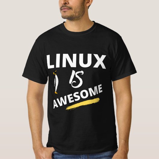 Linux ist phantastischer T - Shirt (Vorderseite)