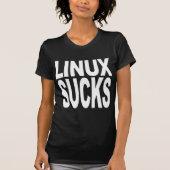 Linux ist zum Kotzen T-Shirt (Vorderseite)
