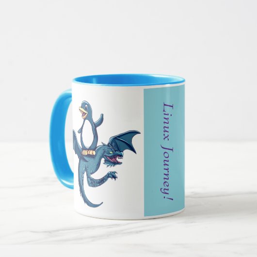 Linux Journey Tasse (Vorderseite Links)