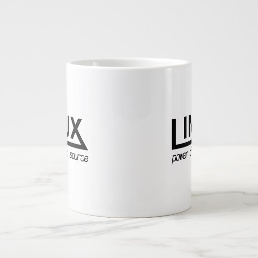 Linux Jumbo-Tasse (Vorderseite)