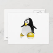 Linux Jump Postkarte (Vorne/Hinten)