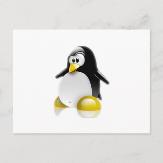 Linux Jump Postkarte (Vorderseite)