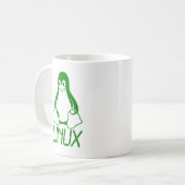 Linux Kaffeetasse (Vorderseite Links)