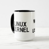 LINUX KERNEL "WE DO NOT BREAK USERSPACE!" TASSE (Vorderseite Links)