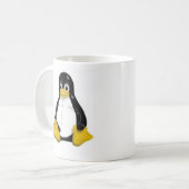 linux, linux, kaffeetasse (Vorderseite Links)