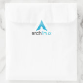 Linux-Logo Dreieckiger Aufkleber (Tasche)