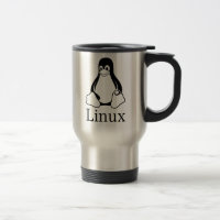 Linux-Logo mit Tux der Linux-Pinguin