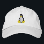 Linux-Logo mit Tux der Pinguin Bestickte Baseballkappe<br><div class="desc">Der kleine Pinguin namens Tux,  der zum Logo des Linux-Kernels geworden ist. Das ursprüngliche Design wurde von Larry Ewing entworfen,  der die Genehmigung zur freien Nutzung und Anpassung erteilte,  vorausgesetzt,  er wurde angerechnet. (siehe https://web.archive.org/web/20191001080512/https://isc.tamu.edu/~lewing/linux)</div>