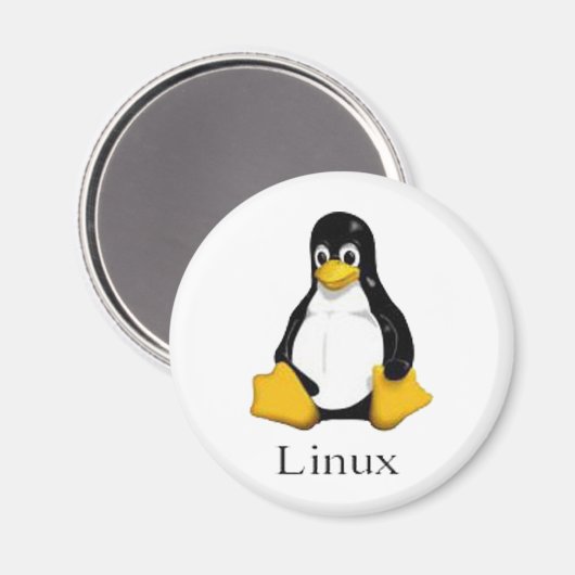 Linux Magnet (Vorderseite/Rückseite)
