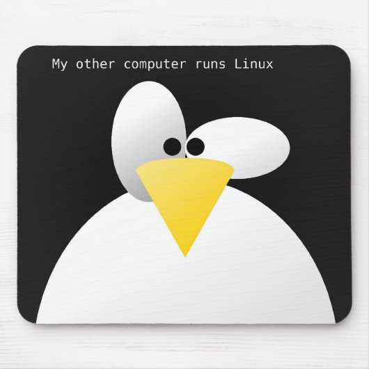 Linux Maus-Auflage 1 Mousepad (Vorne)