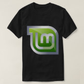 Linux Mint Angepasster T - Shirt (Design vorne)