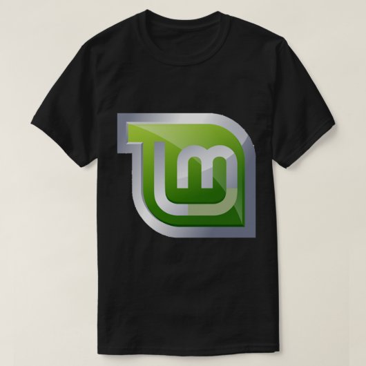Linux Mint Angepasster T - Shirt (Design vorne)