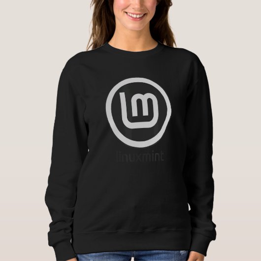 Linux Mint Betriebssystem Debian Ubuntu Software Sweatshirt (Vorderseite)