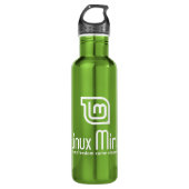 Linux-Minze Trinkflasche (Vorderseite)