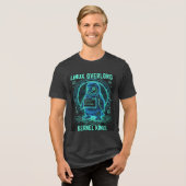 Linux Oberherr Kernel Könige T-Shirt Tri-Blend Shirt (Vorderseite voll)