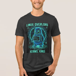 Linux Oberherr Kernel Könige T-Shirt Tri-Blend Shirt