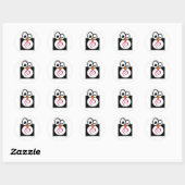 Linux Penguin Debian Sticker (Blatt)