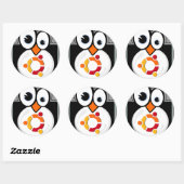 Linux Penguin Ubuntu Sticker (Blatt)