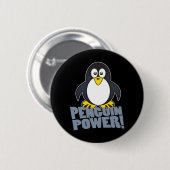 Linux-Pinguin Button (Vorne & Hinten)