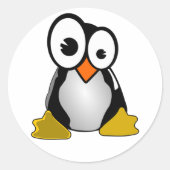 Linux Pinguin Sticker (Vorderseite)