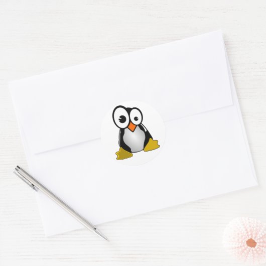 Linux Pinguin Sticker (Umschlag)