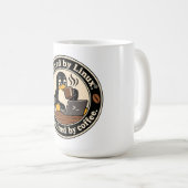 Linux Pinguin Tux und Kaffee Kaffeetasse (VorderseiteRechts)