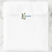Linux Pinguine Runder Aufkleber (Tasche)