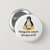 Linux-PinguinTux Button (Vorne & Hinten)