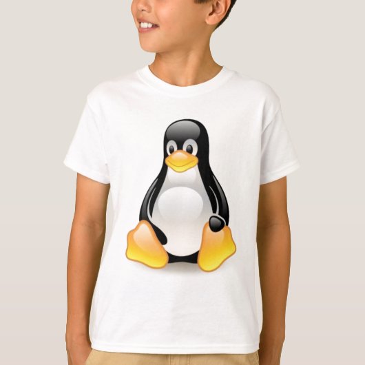 Linux-PinguinTux T-Shirt (Vorderseite)