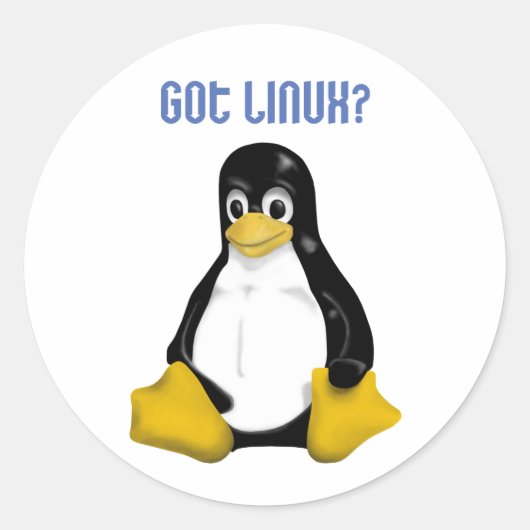 Linux Produkte & Designs! Runder Aufkleber (Vorderseite)