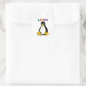 Linux Produkte & Designs! Runder Aufkleber (Tasche)
