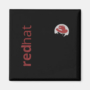 Linux Red Hat Fan T-Shirt Tux Penguin Open Source Magnet