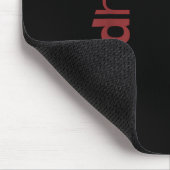 Linux Red Hat Fan T-Shirt Tux Penguin Open Source Mousepad (Ecke)
