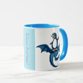 Linux Reise Tasse (VorderseiteRechts)