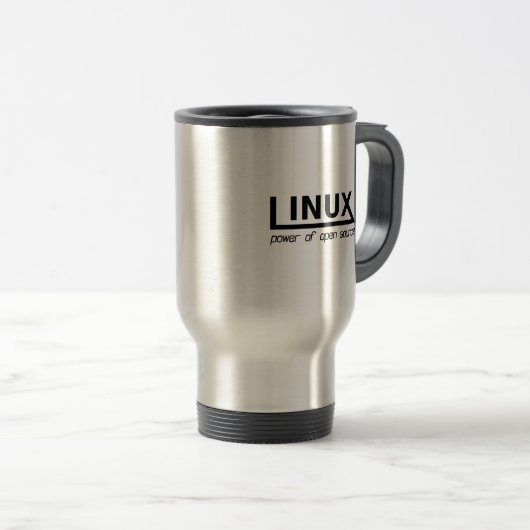 Linux Reisebecher (VorderseiteRechts)