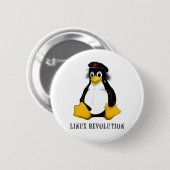Linux-Revolution Button (Vorne & Hinten)