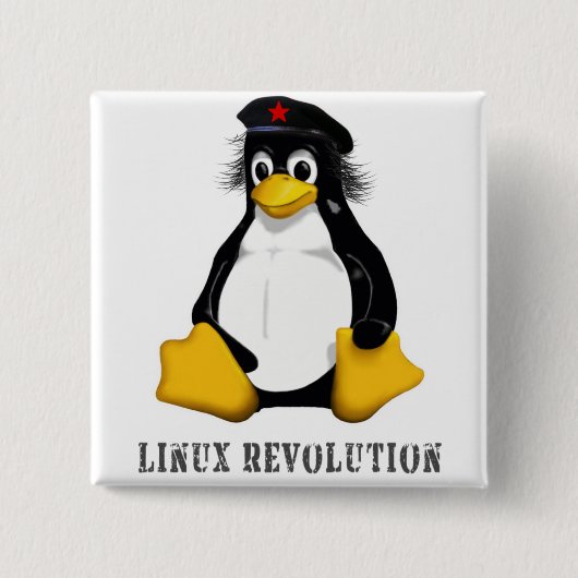 Linux-Revolution Button (Vorderseite)