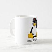 Linux-Revolution Kaffeetasse (Vorderseite Links)