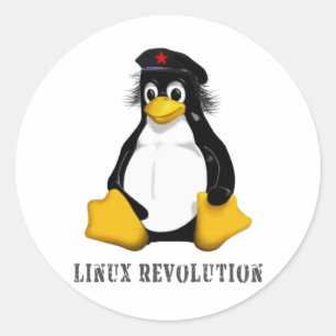 Linux-Revolution Runder Aufkleber