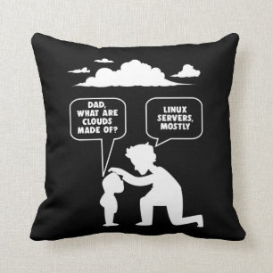 Linux Software Developer Computer Programmer Nerd Kissen