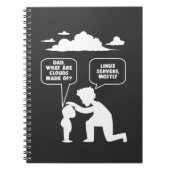 Linux Software Developer Computer Programmer Nerd Notizblock (Vorderseite)