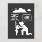 Linux Software Developer Computer Programmer Nerd Postkarte (Vorderseite)